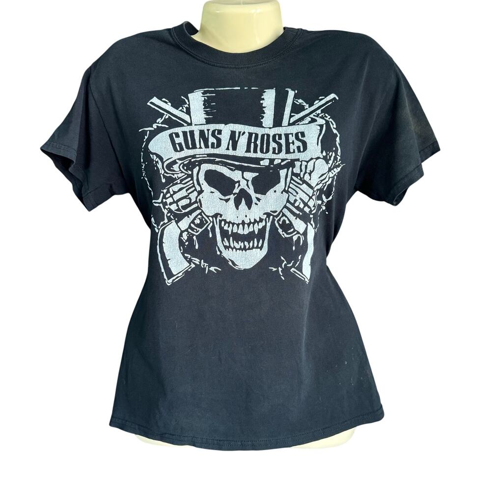 Guns N' Roses River City Rockfest Graphic Band T-Shirt Black Small